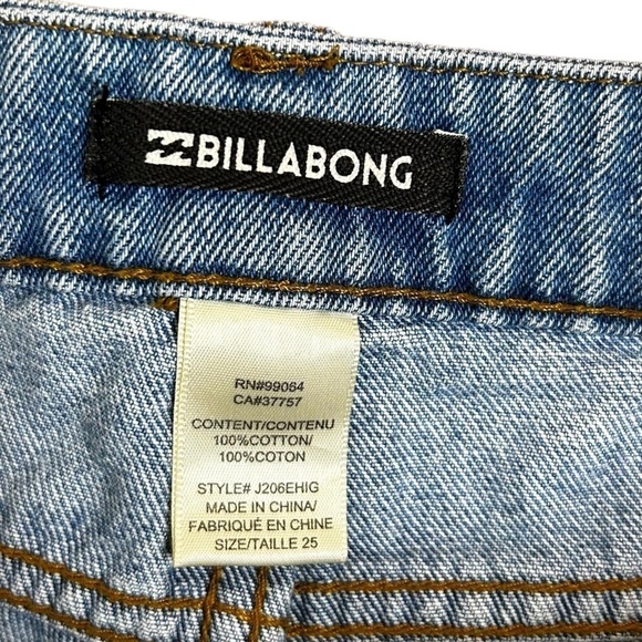 Billabong Drift Away Frayed Denim Shorts - Picture 9 of 12